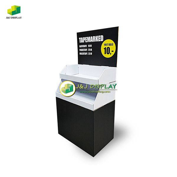 Easy to Carry Floor Display Stand Knock Down Lightweight for Adhesive Tape