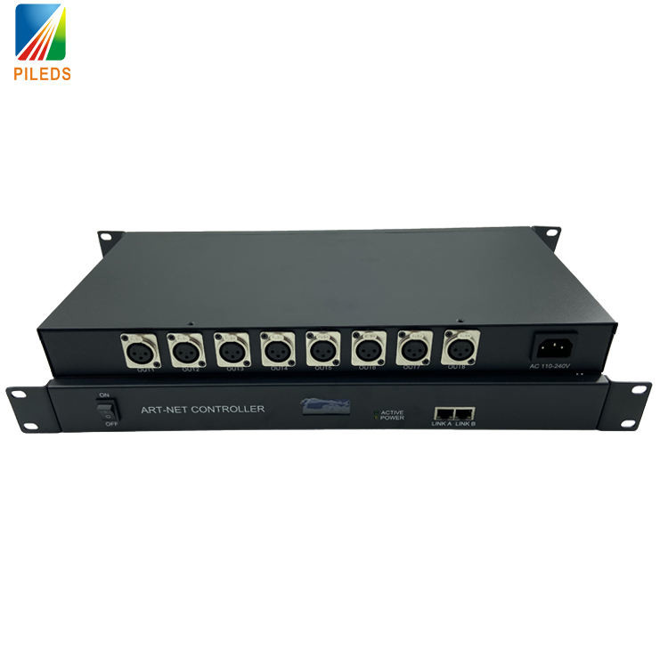 8 портов DMX 512 декодер RGB LED контроллер онлайн управление для SPI DMX