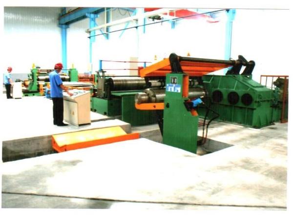 1300mmx5mm Steel Coil Slitting Machine Adopt Pneumatic Nesting Stacking