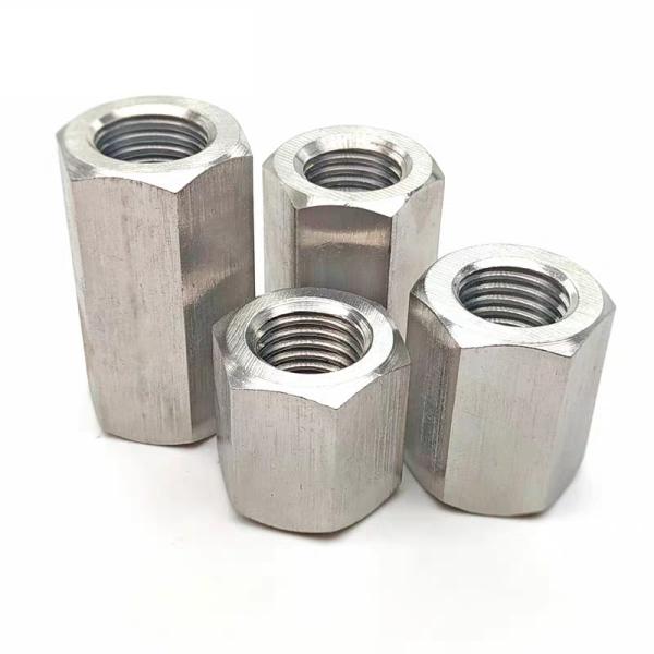 201/304 Стандартная нержавеющая сталь цилиндрическая винтовая сплошная гайка с ЦИНКОВОЙ ПЛАТИРОВАННОЙ отделкой