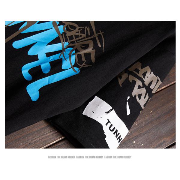 Dark Graphic Tees Short Sleeve Students Cotton T Shirts custom samll quantity clothing