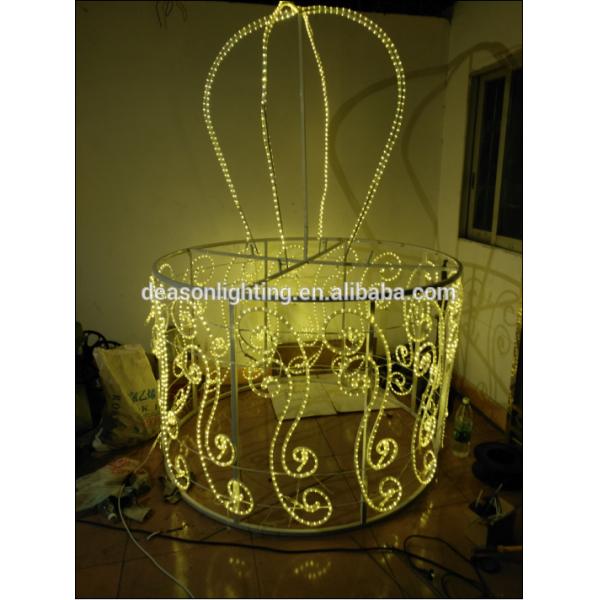 Giant outdoor christmas lights LED big Ball 3D Motif Light