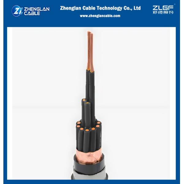 Electrical Control Cable 0.6/1kV 12X2.5mm2 Copper Core PVC Insulated PVC Sheathed With Copper Tape Screen Control Cable
