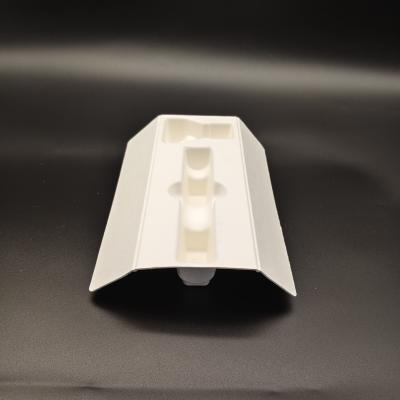 High-end Split-type Electric Razor Paper Pulp Molding Packaging Base - Eco-friendly Plant Fiber, Sugarcane Pulp, Dry-pressed, Drop-resistant & Shockproof