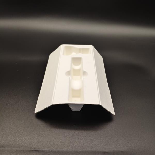 High-end Split-type Electric Razor Paper Pulp Molding Packaging Base - Eco-friendly Plant Fiber, Sugarcane Pulp, Dry-pressed, Drop-resistant & Shockproof