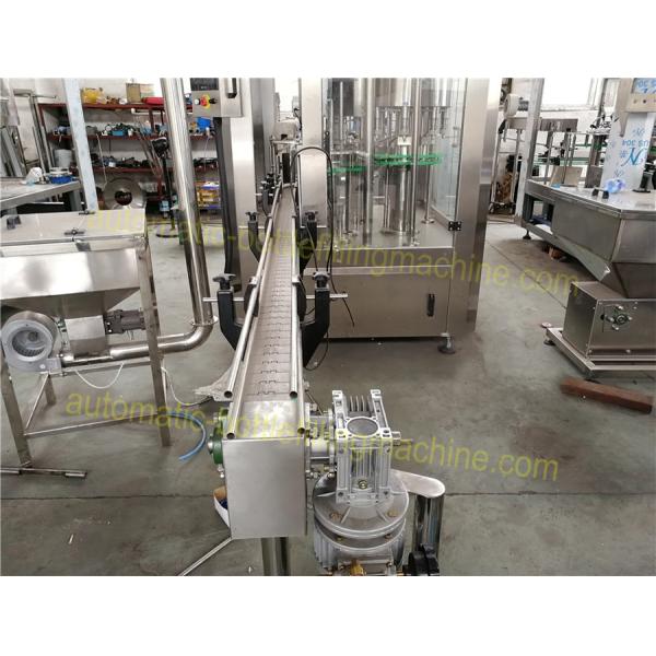 Small Capacity Fully Automatic Bottle Filling Machines 3 In 1 For Still / Flavor Water CGF8-8-3