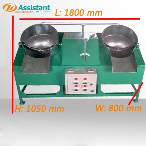 Long Time Tea Roasting Machine DL-6CSG-50 with 300 KG Capacity and 1800*800*1050 Size