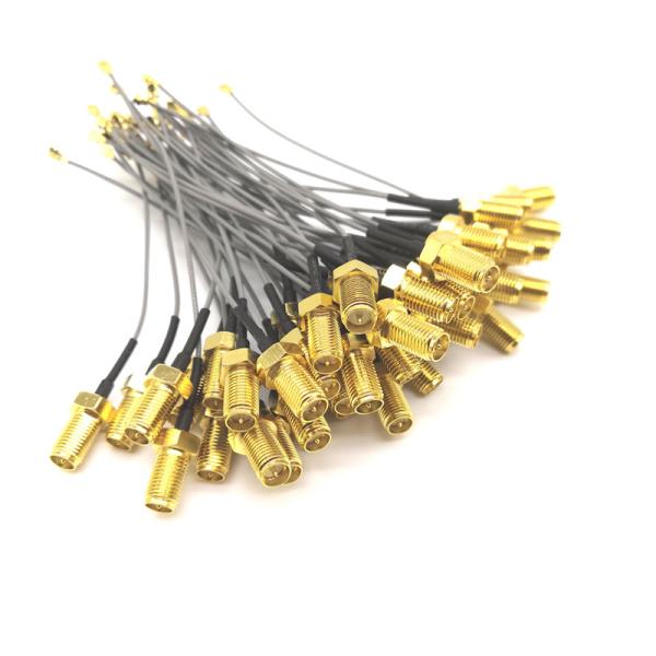 GPS GSM Antenna Coaxial Cable Adapter Copper Material SMA Female To IPEX UFL Cable