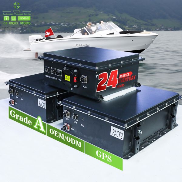 High Voltage Marine Battery System 150Ah 200Ah 48V 72V 96V 144V 307V Lithium Battery Pack for Electric Boat Ship Vessel