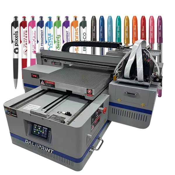 A2 Size 4060 Flatbed UV Inkjet Printer Acrylic PVC Card & Ceramic Tile Metal Shoe Pen Printer for Tube Printing