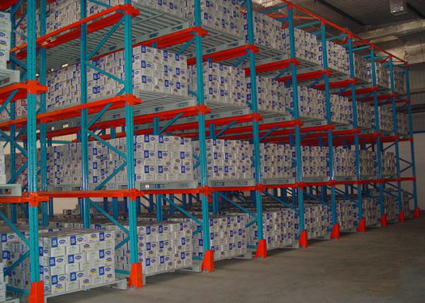 Warehouse Drive In Pallet Racking Anti Corrosion Push Back Pallet Racking Systems