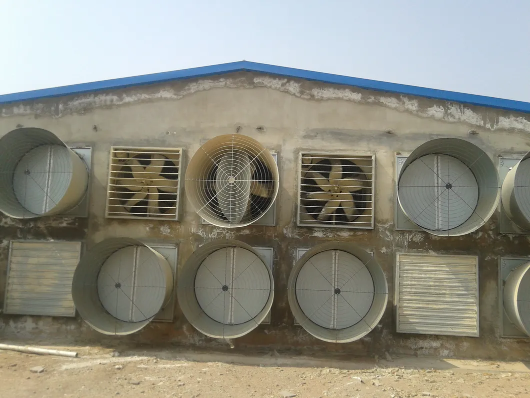 Superior Cooling Poultry Exhaust Fan Corrosion Resistant Structure For Ventilation