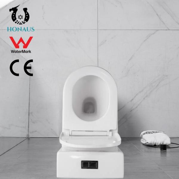 ISO American Standard 1 Piece Toilet Floor Mounted Commode One Piece Glazed