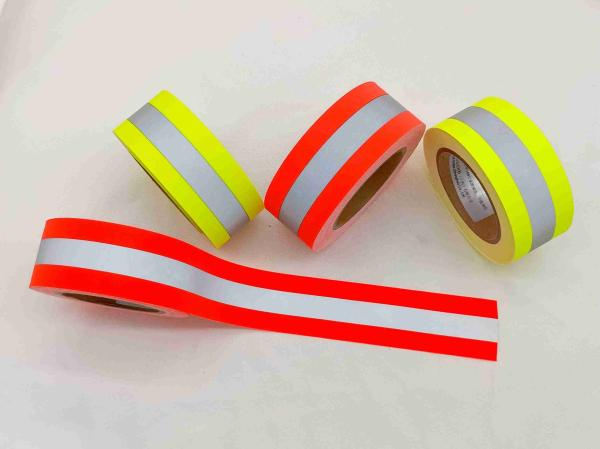 Tela de tecido refletor resistente ao fogo FR Tela refletora para uso de segurança