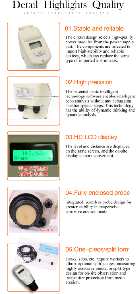 Ultrasonic Liquid Level Gauge