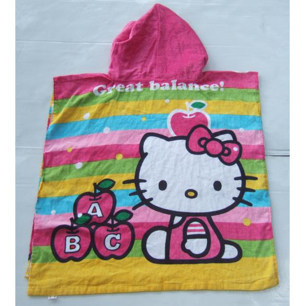 Summer Baby Bathrobe Children Beach Cloak Hooded Towel Bathrobe Towel