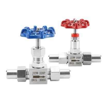 Pn160 304 Stainless Steel Welded Needle Valve J23W High Pressure Swing Globe Valve