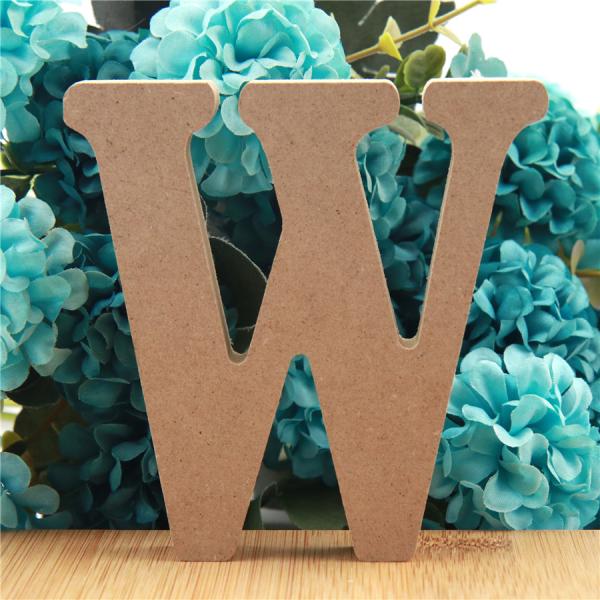 Нетоксический стоящий 3.94in деревянный алфавит писем для свадьбы