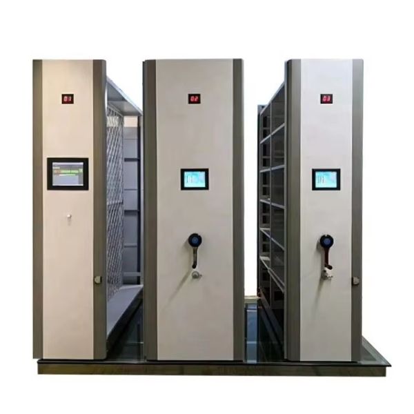 Modern Mobile Hanging File Kd Compact Shelving System Assembled Structure