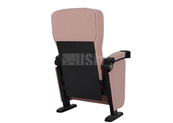 Folding PU Molded Foam Auditorium Theater Seats , Media Room Seating With Big Cup Holder