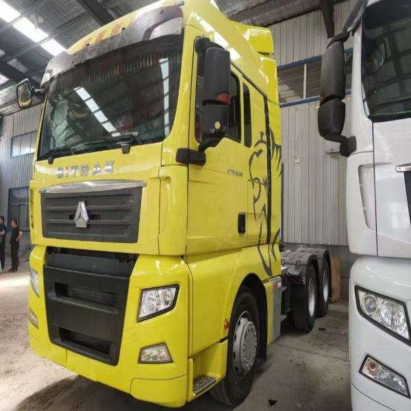 430hp Used Tractor Trailer Sinotruk Howo C7 10 Wheels