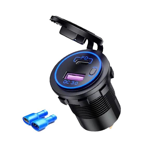 Chargeur rapide pour voiture de 12 volts
