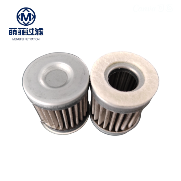 304/316L Miniature Stainless Steel High-temperature Corrosion-resistant Pleated Filter Cartridges 1-100m Filtration for Oil