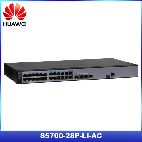 АК 110/220В С5700-28П-ЛИ-АК 02353173 портов СФП двуколки переключателя сети предприятий 4 гигабита Хуавай