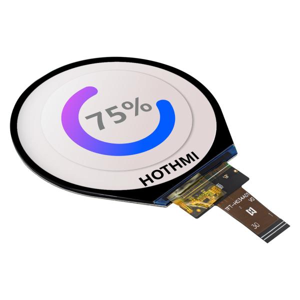 3.4 Inch IPS 800x800 Round Screen TFT Display Panel For Industrial Control