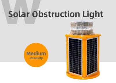 UV da sincronização de GPS da luz de obstrução do diodo emissor de luz da chaminé IP68 anti