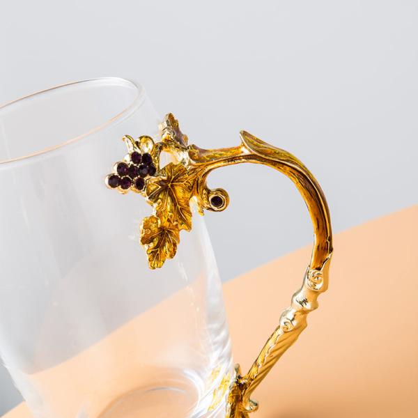 Dragon 9cm Height Custom Tea Cup With Spoon As Promotional Gifts