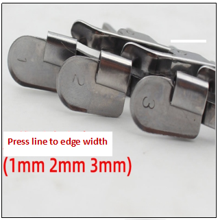 Estiramiento gratuito de las faldas inferiores Presiona el pie para el acabado de la prenda