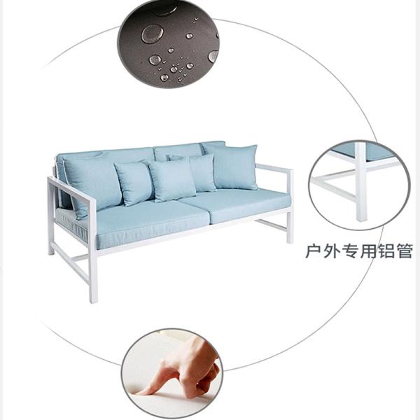 Swimming Pool Furniture Outdoor Modern Customized Garden Sofa Set Furniture L Shape