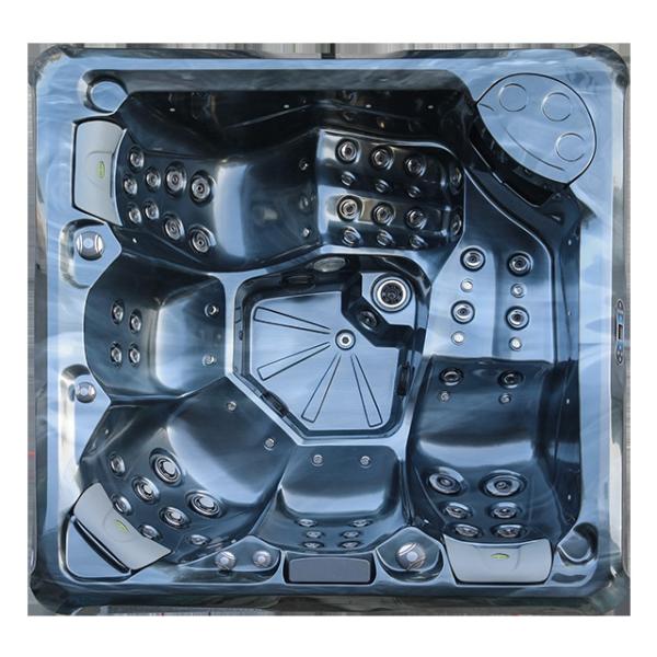 Banheira de hidromassagem de luxo durável para 5 pessoas Banheira de hidromassagem de hidromassagem com jatos poderosos