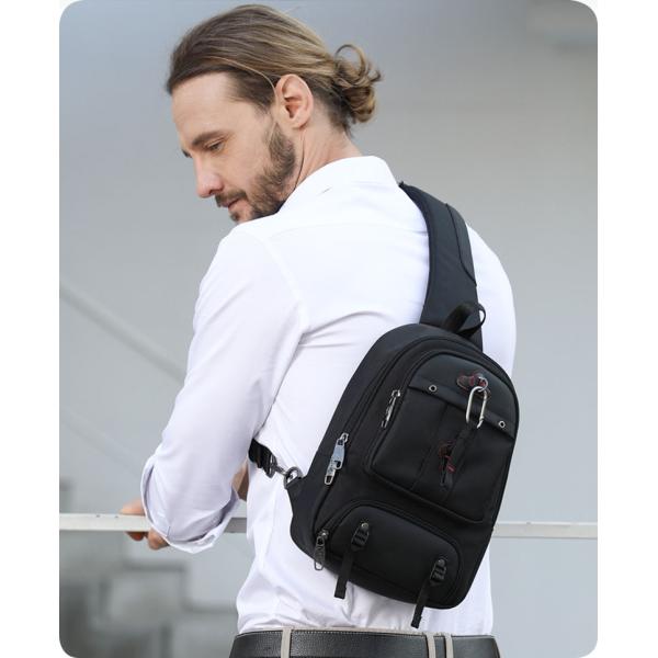 Fabrica mayorista de gran capacidad bolso de hombro de viaje multifuncional bolso de eslingas bolso de pecho Crossbody masculino