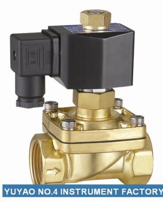 Bronze 3/8 válvula de solenoide normalmente aberta da água para o meio do líquido do ar da água