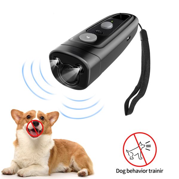 Long-distance Ultrasonic Rechargeable Waterproof Barking Stopper Handheld Dog Trainer Outdoor Expulsion High-power Intelligent