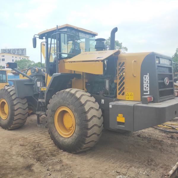 SDLG LG956L Used Wheel Loader Machine 16 Ton Heavy Duty