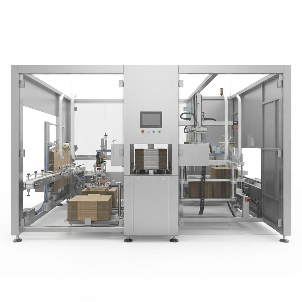 Automatic Vertical Case Erector, Packer & Sealer