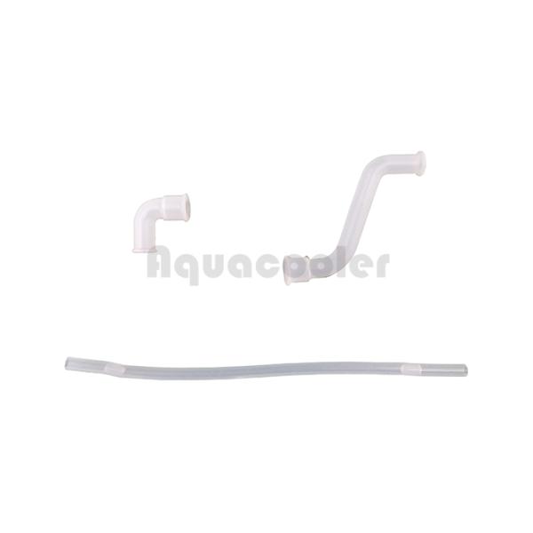 O distribuidor do refrigerador de água branca parte o tubo completo da conexão de tubulação do gel de silicone