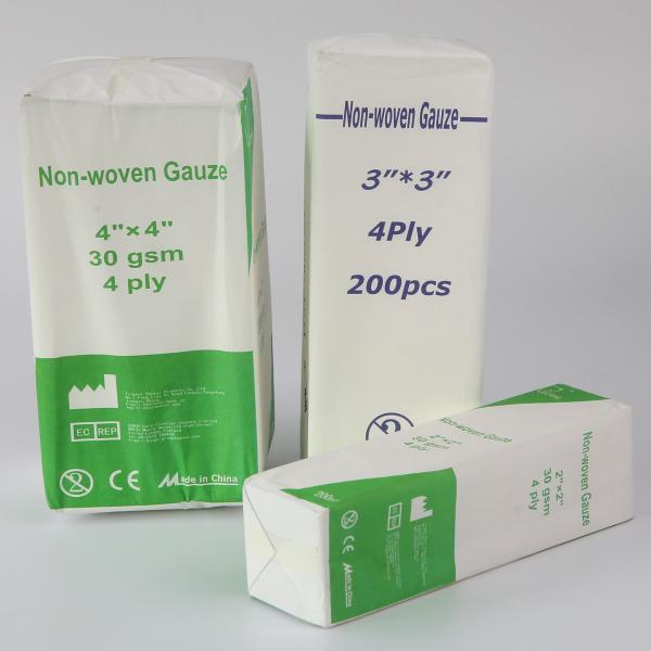 Dental Square Disposable Medical Non Woven Gauze