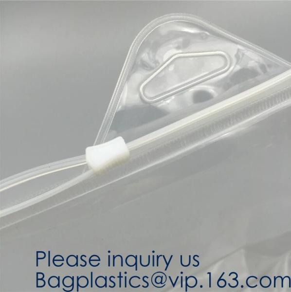 Custom Printed Biodegradable Plastic Zipper Makeup EVA Bag,Makeup Bags Travel Cosmetic Pouch Eva Clear Poly Makeup Bag W