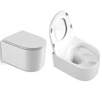 Toilette suspendue par gravité avec cisterne de toilette cachée