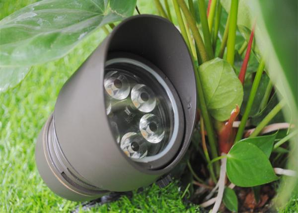 6PCS 15w LED Garden Spotlights , Coloured Garden Spotlights ROHS Certification