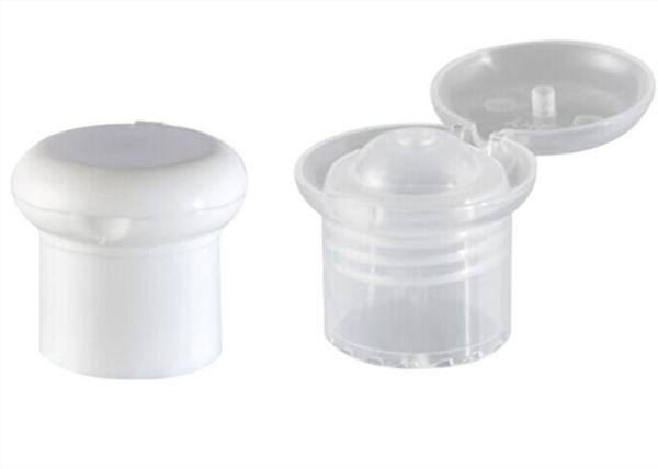 28 / 410 Plastic Screw Caps Mushroom Shape For Shampoo / Body Lotion Bottle