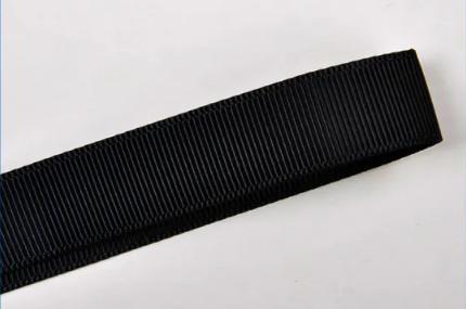 3/8 Wide 13MM Black Grosgrain Ribbon For Wedding / Party
