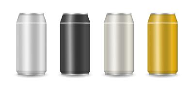 Baixas latas 12oz de alumínio vazias do PH dobro do forro BPANI para a cidra