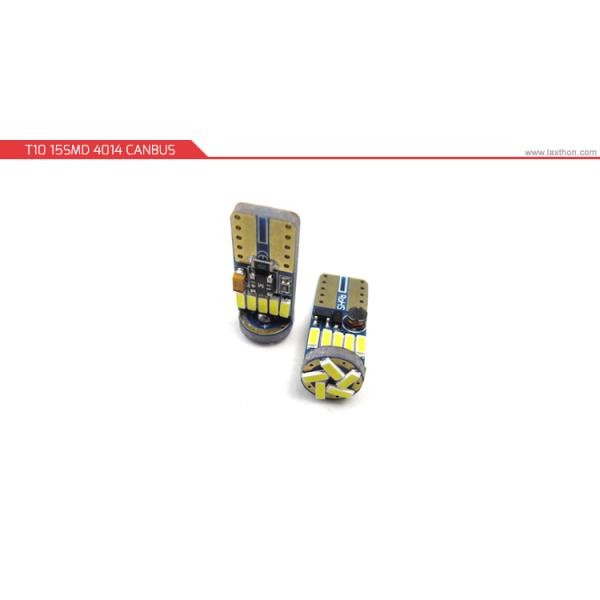 T10 Canbus Led Interior Light Bulbs , 16V 15SMD 4014 Car Interior Light Bulbs