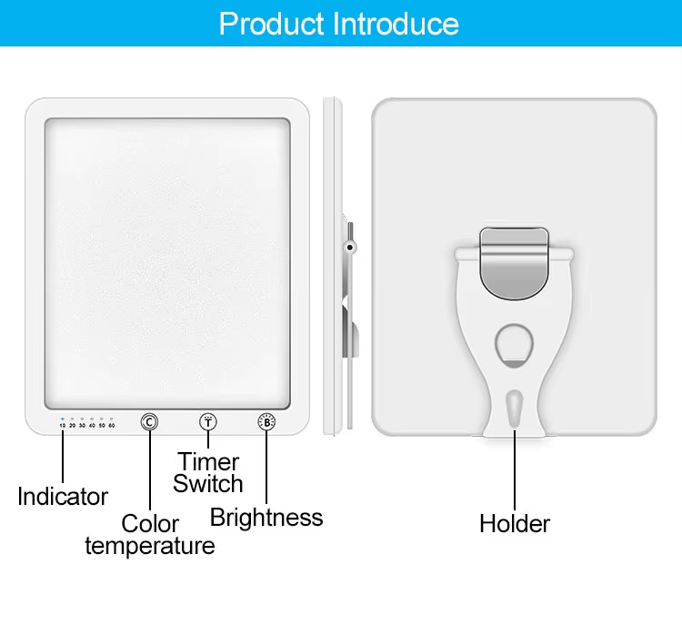 LED Light Source Physical Therapy Sunlight Lamp Popular Daylight Winter Therapy Light Medical Home SAD Treatment Therapy