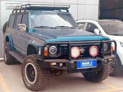 4x4 Nissan Patrol Y60 Front bumper Bull Bar For compatible winch